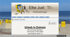 Desktop Screenshot of just-duhnen.de